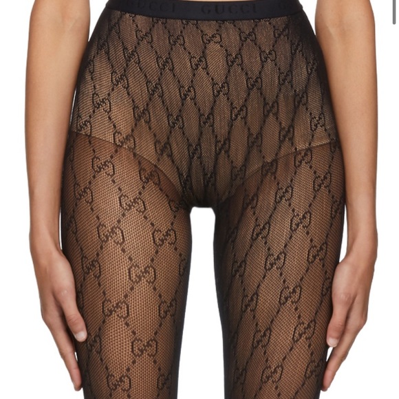 black gg tights